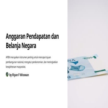 Anggaran Negara Indonesia dengan grafik dan diagram
