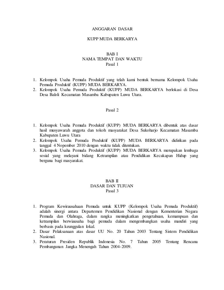 Contoh Proposal Kelompok Usaha Pemuda Produktif Gambaran