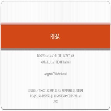 Konsep riba | PPTX