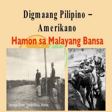 Ang himagsikang pilipino laban sa mga amerikano