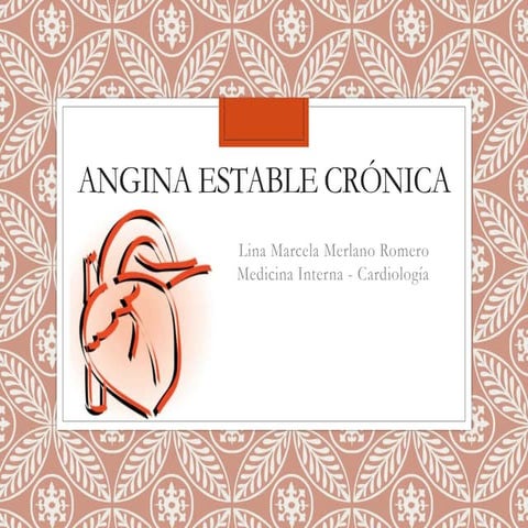 Angina estable crónica
