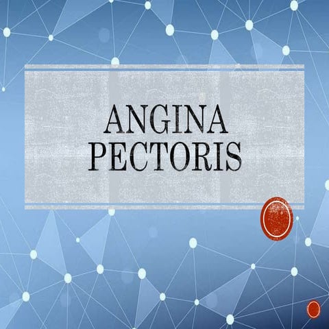 Angina pectoris