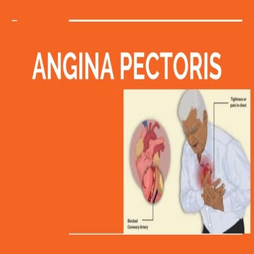 Angina pectoris (chest pain)