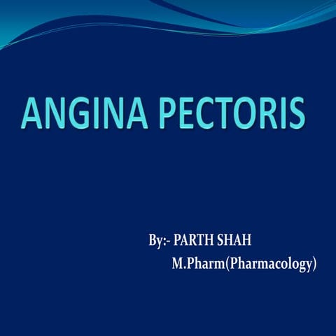 ANGINA PECTORIS