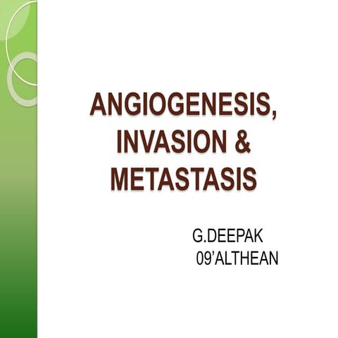 Angiogenesis