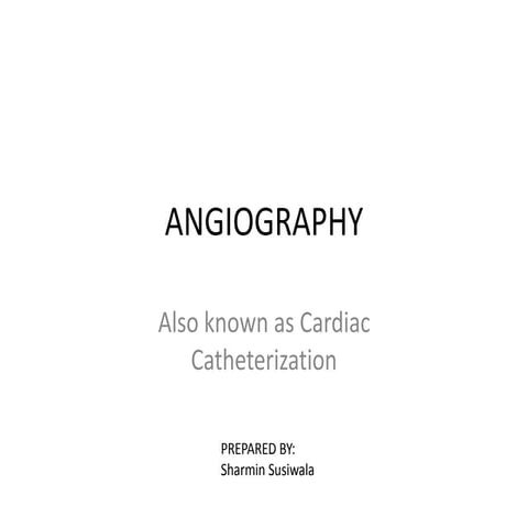 Angiography for Cardiothoracic Surgery subject for physios...!!