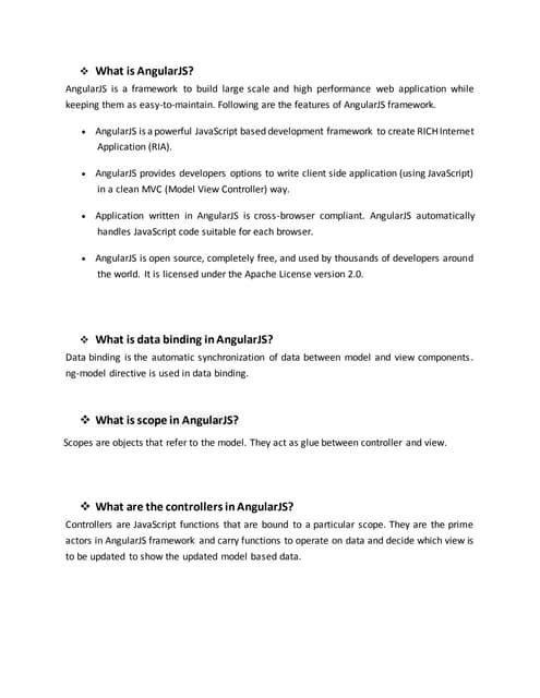 AngularJS