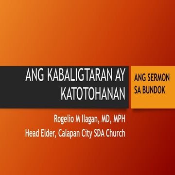 Ang kabaligtaran ay katotohanan