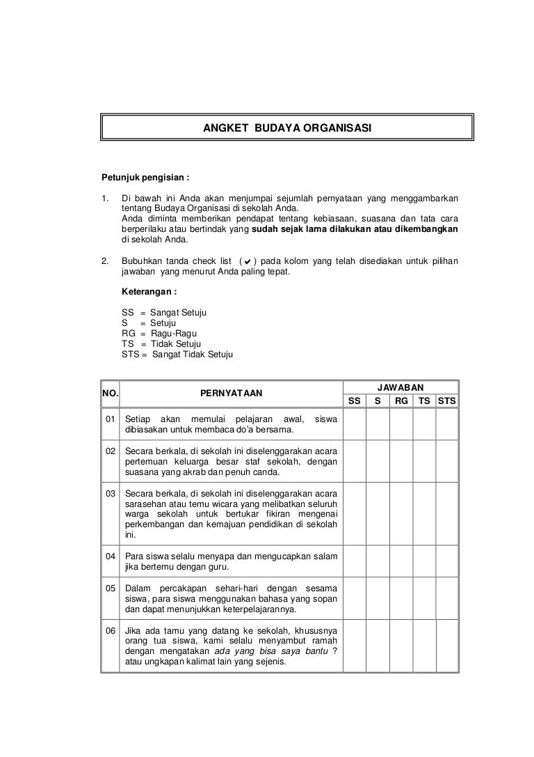 Angket budaya-sekolah