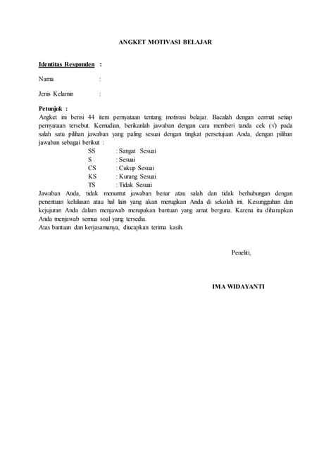 Angket berpikir kritis ok | DOC