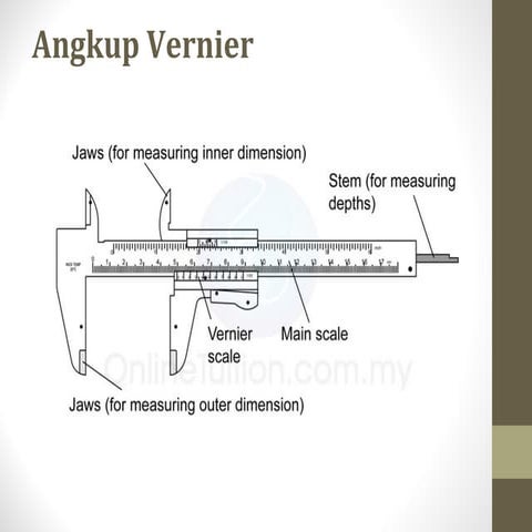 Angkup vernier & tolo skru mickometer