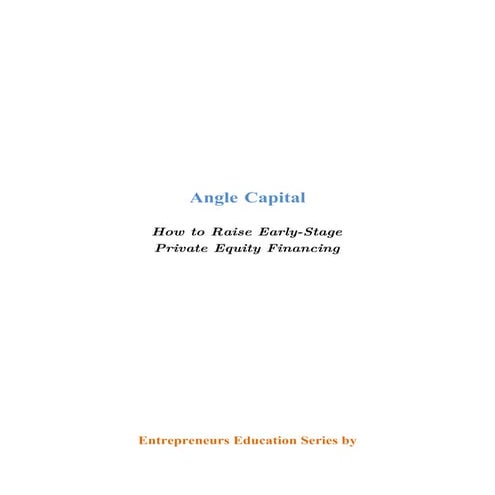 Angle Capital   How To Rise Early Stage Private Equity Financing (2)