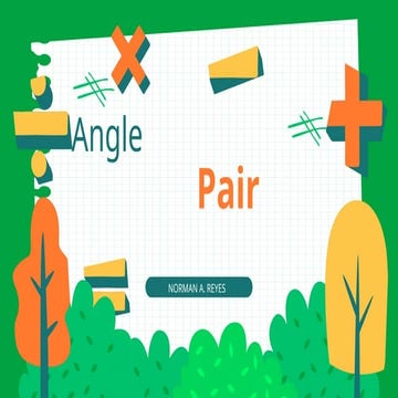 Identifying and Solving Different Angle Pairs