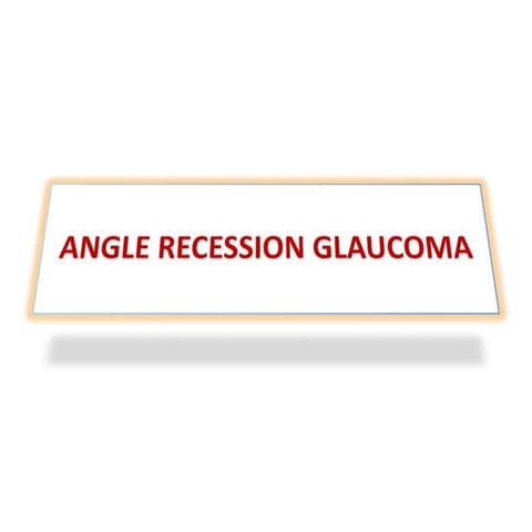 Angle recession glaucoma