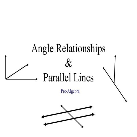 Angle relationships