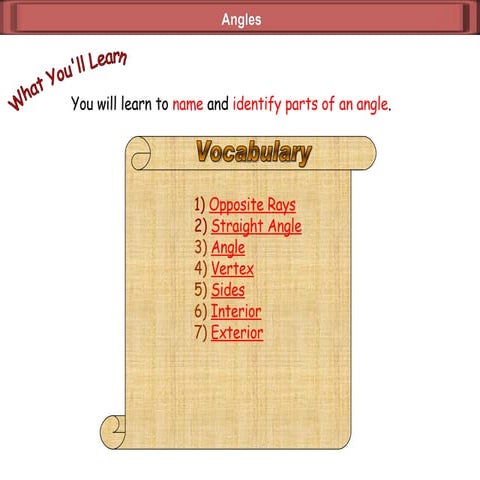 Angles (Geometry 3_1)