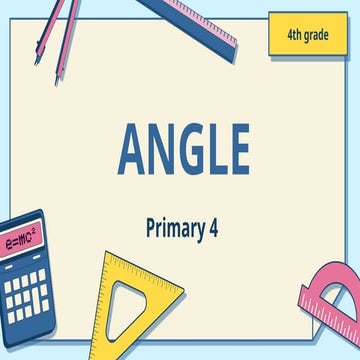 ANGLES in Geometric Figures with worksheet and answer | PPTX