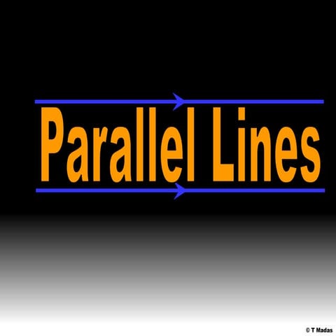 Angles parallel lines | PPT