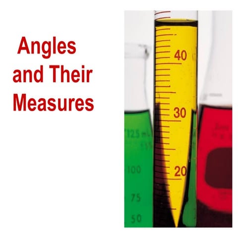 Angles and their measures
