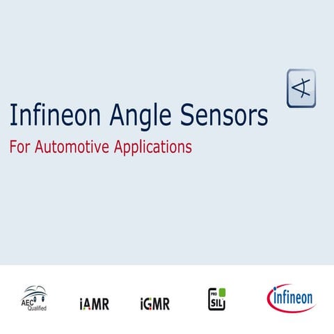 Infineon Angle Sensors for Automotive Applications