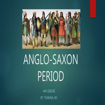 Anglo saxon period