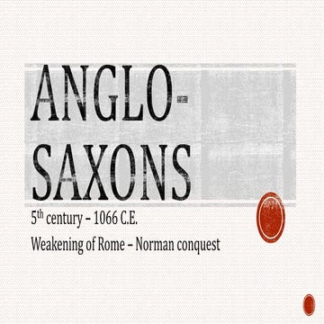 Anglo-Saxons