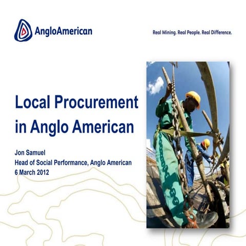 Anglo American local procurement