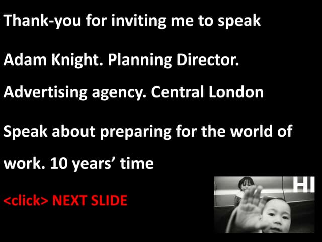 Anglo European School Speech - Slide Prompts