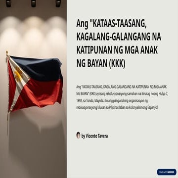 Ang Mga Kasapi KATAAS TAASANG KAGALANG-GALANGANG NA KATIPUNAN NG MGA ANAK NG BAYAN o KKK.pptx