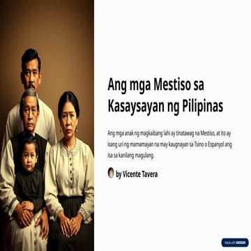 Ang mga Mestiso sa Kasaysayan ng Pilipinas.pptx