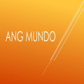 Ang Mundo