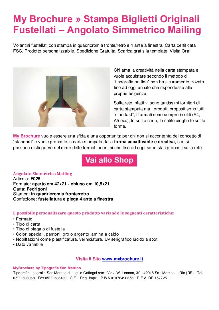 Creare Volantini Originali Fustellati 4 Ante A Finestra My Brochure