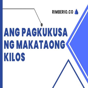 Ang pagkukusa ng Makataong Kilos.pptx