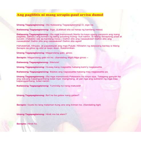 Ang paglilitis ni mang serapio