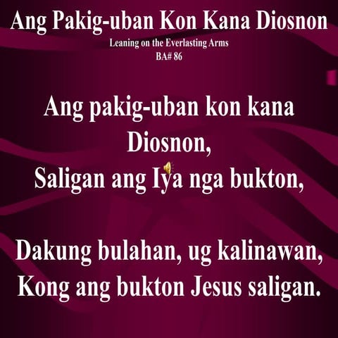 Ang Pakig-uban Kon Kana Diosnon.ppt
