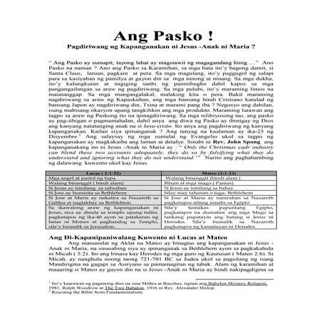 Ang Pasko | PDF