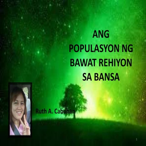 Ang populasyon ng bawat rehiyon sa bansa