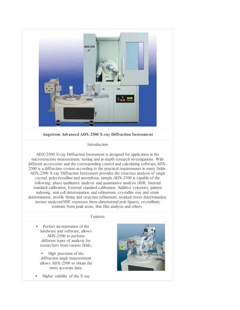 Angstrom Advanced presentations