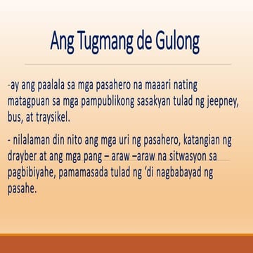 Ang tugmang de gulong