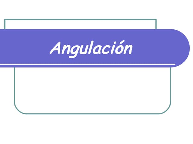 AngulacióN