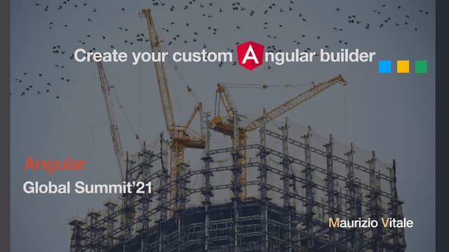 How to create an Angular builder