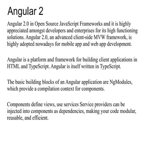 Angular2 | PPT