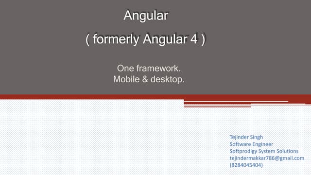 Angular4 getting started