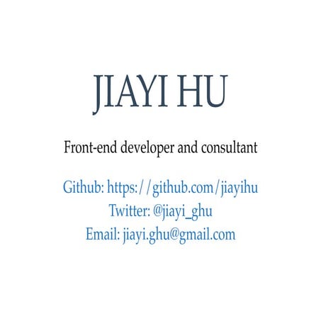 Automatic UI documentation - Angular day 2017 | PPT