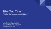 Hire Top JavaScript Talent