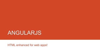 Introduction to Angularjs