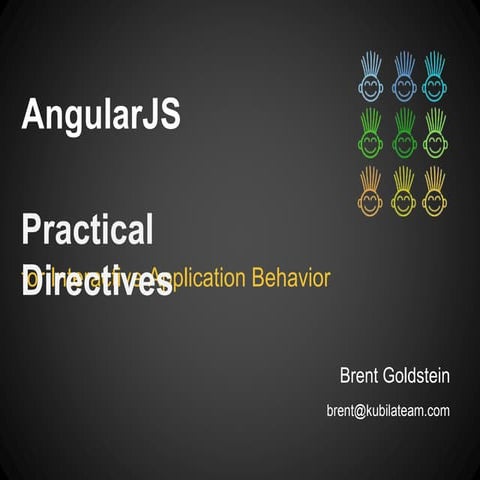 Angular.js Directives for Interactive Web Applications