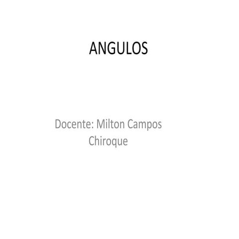Angulos