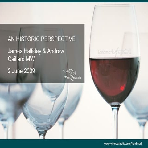 Australian Wine: An Historical Perspective