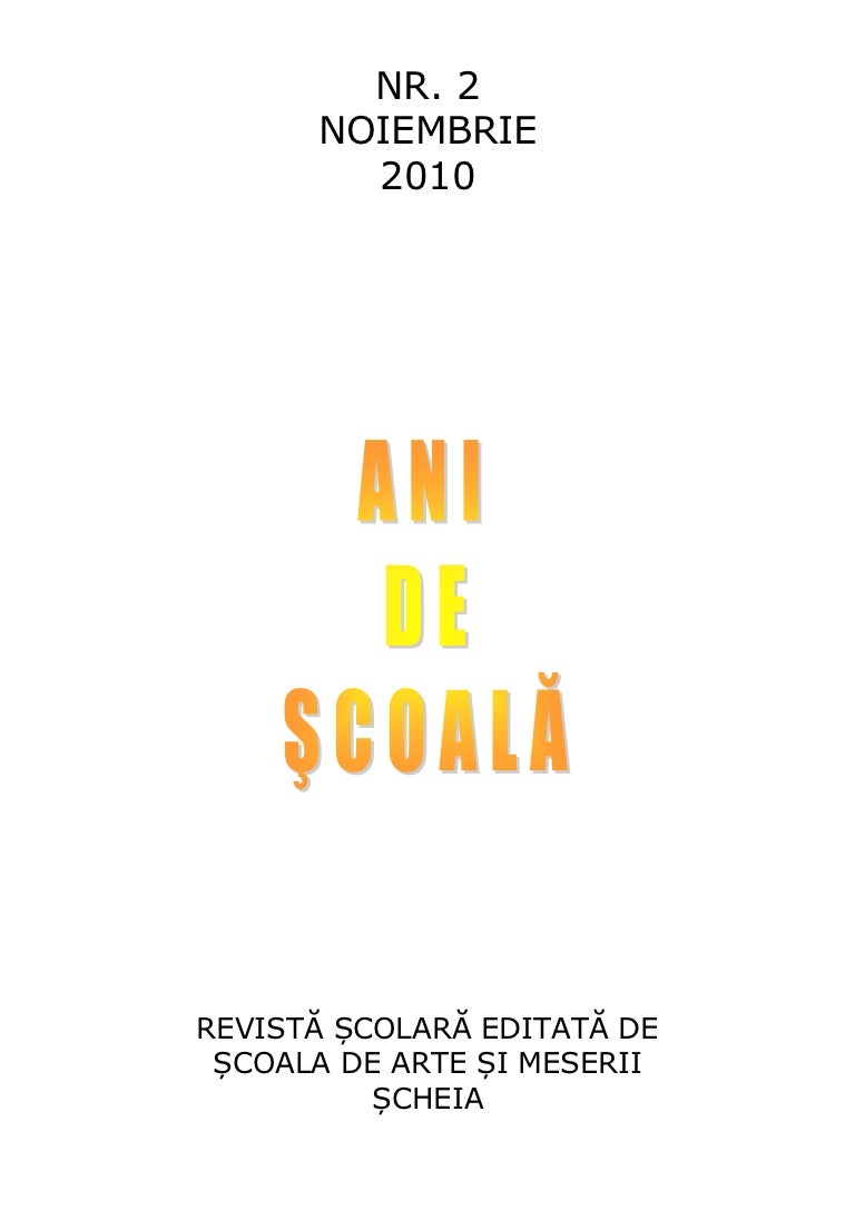 Sam Scheia Ani De Scoala Nr 2